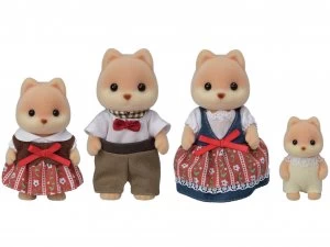 image of Sylvanian Families Caramel Dog Family