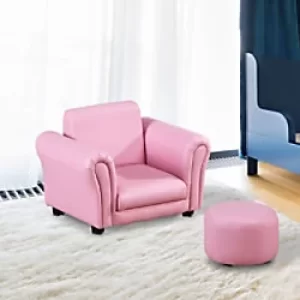 image of Homcom Kids Sofa Pink 410 x 54 mm