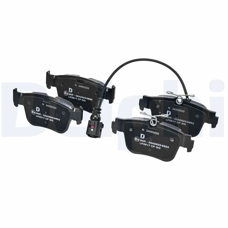 Image of DELPHI Brake pad set DELPHI LP3917