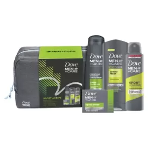 image of Dove Men+ Care Daily Care Washbag Essentials Gift Set