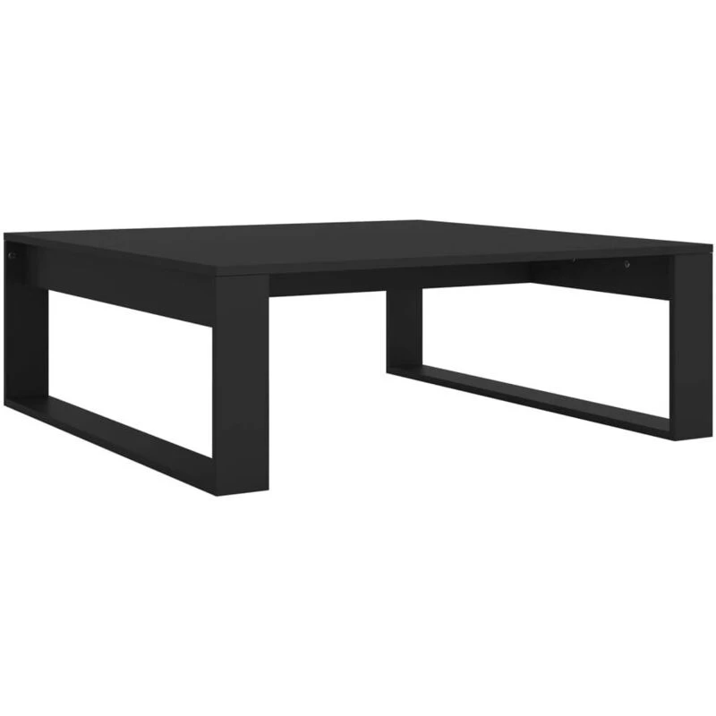 Image of VIDAXL Coffee Table Black 100x100x35cm Engineered Wood Vidaxl 8720286611692