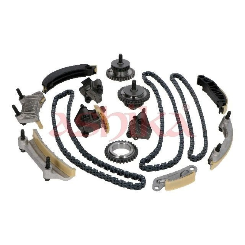 Image of ASHIKA Timing chain kit ASHIKA KCK001