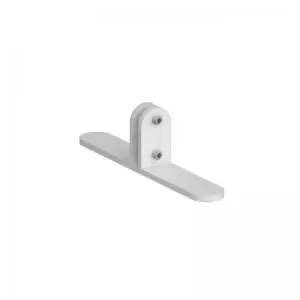 Acrylic free-standing desktop screen bracket - white single