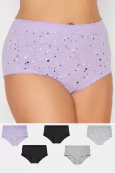 Image of 5 Pack Star Print Briefs
