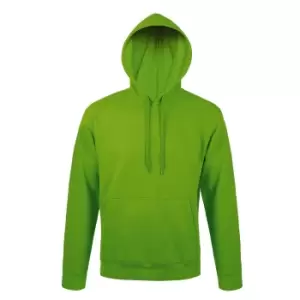 image of SOLS Snake Unisex Hooded Sweatshirt / Hoodie (L) (Lime)