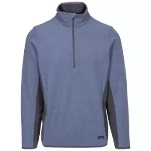 Image of Trespass Mens Wotterham Knitted Top (S) (Denim)