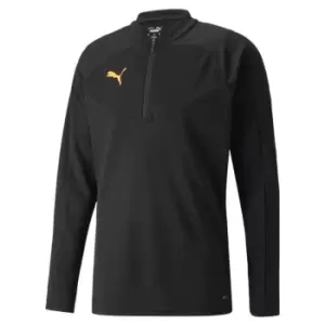 image of Puma Individual Funnel Zip Top Mens - Black