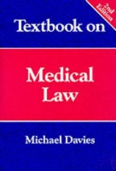 Image of Textbook on Medical Law by Michael Davies Book
