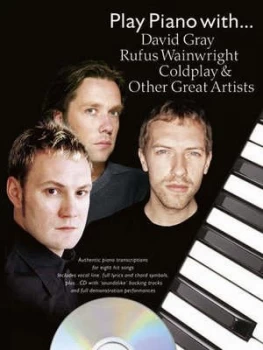 Image of Play Piano with David Gray Rufus Wainwright Coldplay and Other Great Arti Book