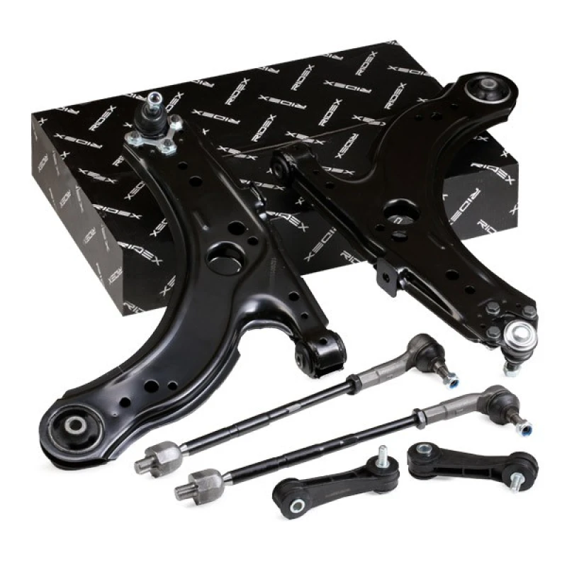 Image of RIDEX 772S0499 Control arm repair kit Front Axle, Control Arm Suspension Kit (772)