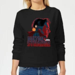 Image of Avengers Doctor Strange Womens Sweatshirt - Black