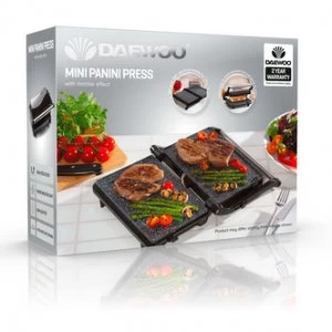 image of Daewoo SDA1574 Mini Panini Press in Black