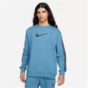 Image of Nike Repeat Crew Sweater Mens - Blue