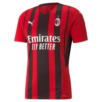 Image of Puma AC Milan Authentic Home Shirt 2021 2022 - Red