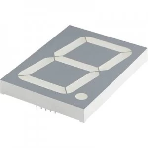 Image of Seven segment display Yellow 101.2mm 7.8 V No. of digits 1