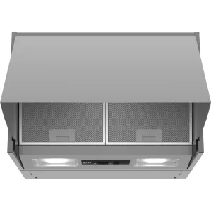 Image of Neff D61MAC1X0B 60cm Integrated Cooker Hood