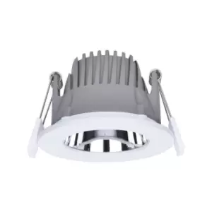 image of Integral Recess Pro Downlight 75mm Cutout 6W 540LM 90LM/W 3000K 60 Beam IP44 Non Dimmable White