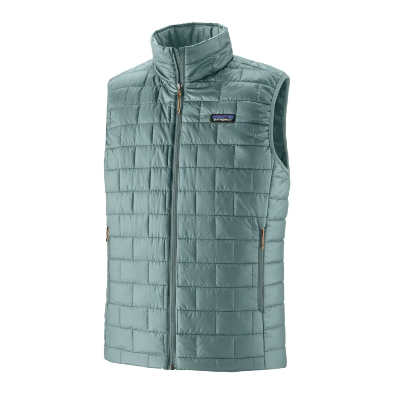 Image of Sleeveless Puffer Jacket Patagonia Nano Puff Bleu Male XS