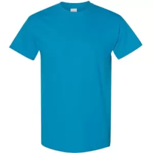 image of Gildan Mens Heavy Cotton Short Sleeve T-Shirt (XL) (Sapphire)