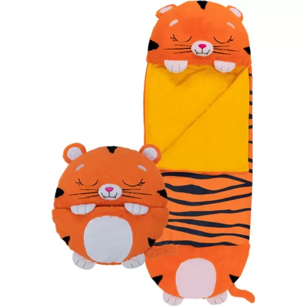 image of Happy Nappers Orange Tiger Medium Sleeping Bag