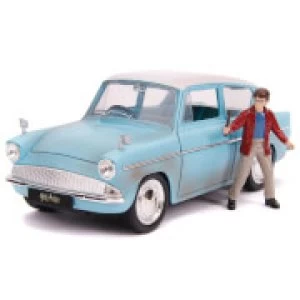 Image of Jada Die Cast 1:24 Harry Potter 1959 Ford Anglia with Figure