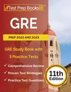 Image of gre prep 2022 and 2023 gre study book with 3 practice tests 11th edition