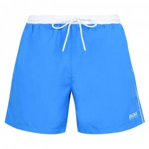 image of Hugo Boss Starfish Swim Shorts Blue/White Size L Men