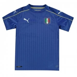 Puma Italy Home Jersey 2016 Junior Boys - Blue