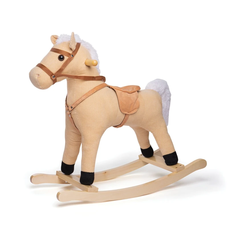 Image of Bigjigs Toys Cord' Rocking Horse Natural