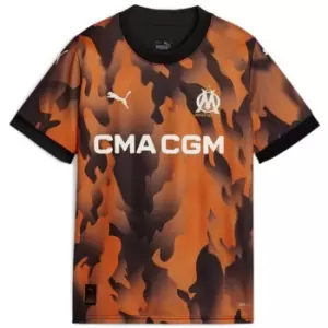 Image of Puma De Marseille Third Shirt 2023 2024 Juniors - Black