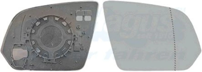 Image of VAN WEZEL Wing mirror glass VAN WEZEL 3082832