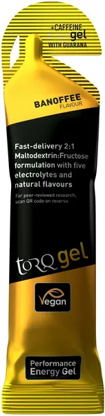 image of TORQ Energy Gel Guarana Caffeine (45g) BANOFFEE WITH GUARAN