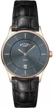 Image of Rotary Watch Ultra Slim Gents - Grey