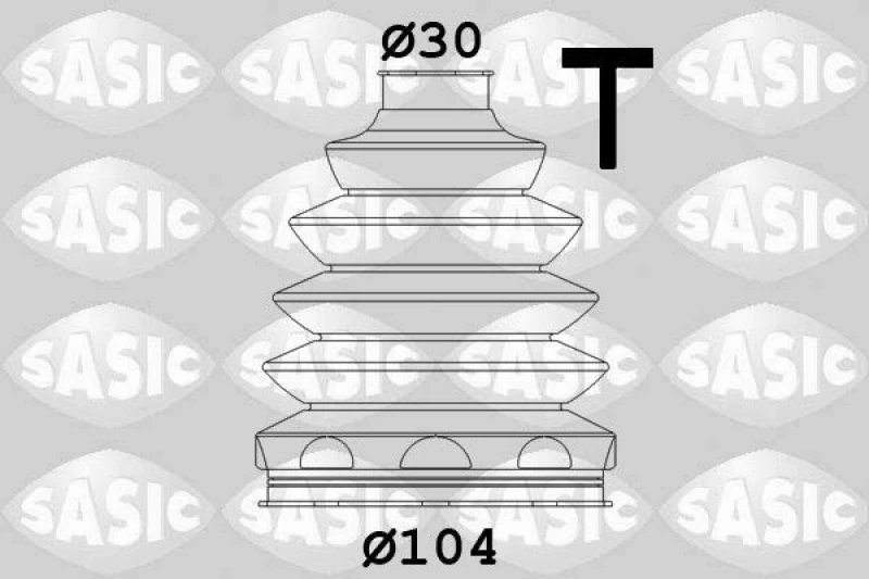 Image of CV boot kit, drive shaft SASIC 1900028