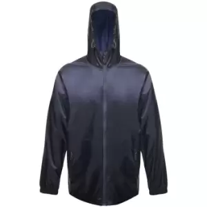 image of Professional PRO PACK AWAY Waterproof Shell Jacket mens Jacket in Blue - Sizes UK XS,UK S,UK M,UK L,UK XL,UK XXL