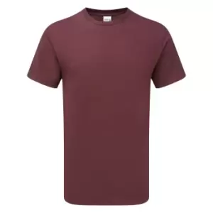 image of Gildan Mens Hammer Heavyweight T-Shirt (S) (Sport Dark Maroon)