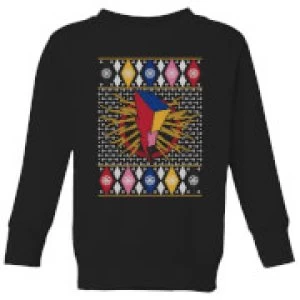 Image of Power Rangers Kids Christmas Sweatshirt - Black - 11-12 Years