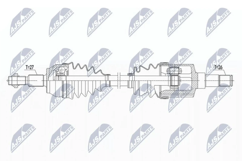 Image of NTY Drive shaft NTY NPW-FR-147