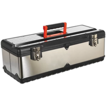 Image of Sealey Stainless Steel Tool Box and Tote Tray 660mm