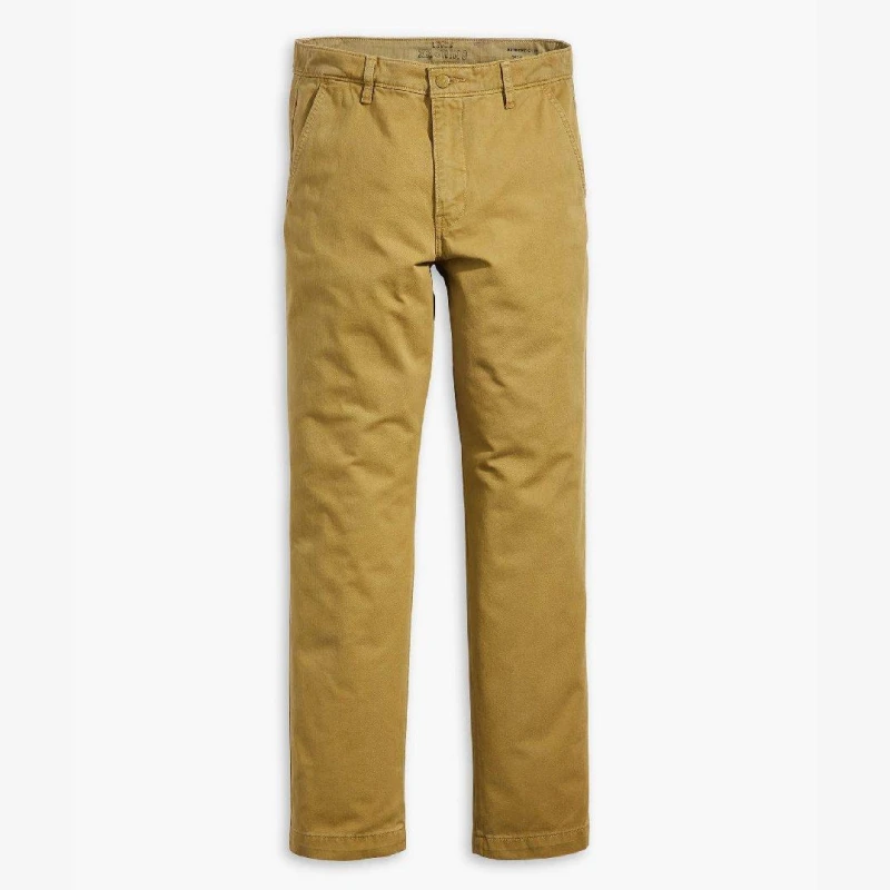 Image of Levis Mens Authentic Straight Washed Chinos British Khaki male 29W R