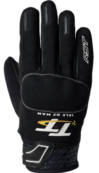 Image of RST Iom TT Team Evo Ce Mens Glove Black White 10
