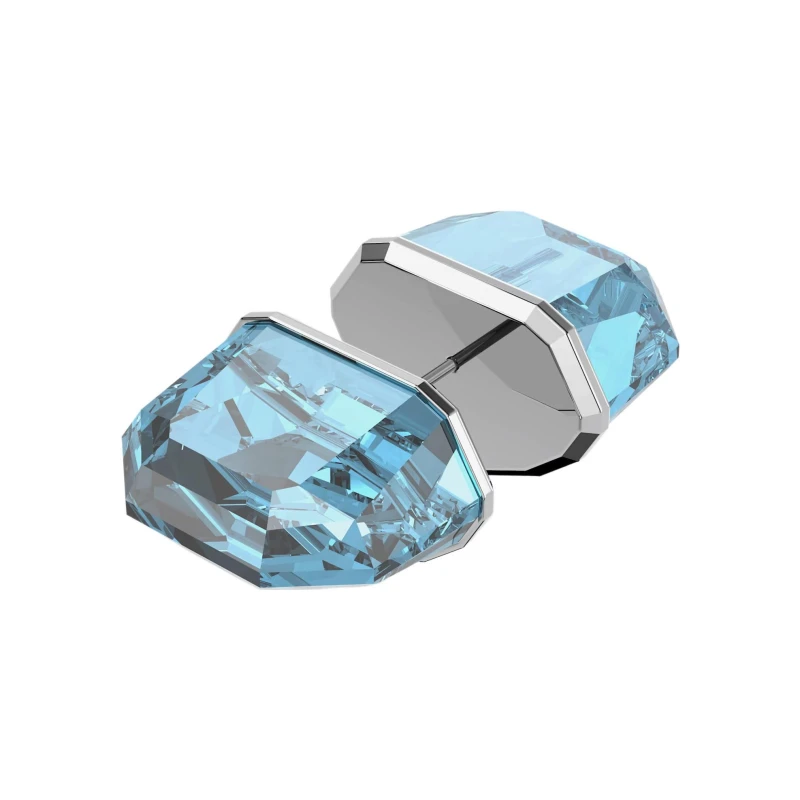 Image of Swarovski Lucent stud earring, Pink, Rose gold-tone plated - Blue Blue One Size