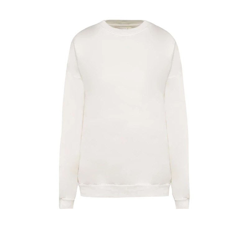 Image of Native Spirit Mens Terrycloth Oversized Sweatshirt in Ivory Size: XS Ivory Male XS
