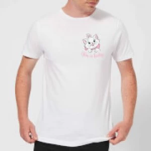 Image of Disney Aristocats Marie I'm A Lady Mens T-Shirt - White - XL
