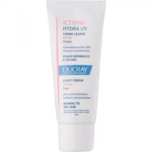 image of Ducray Ictyane Light Moisturiser for Normal to Dry Skin SPF 30 40ml