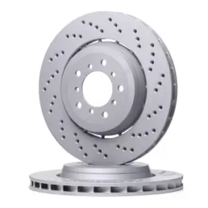 Image of ATE Brake disc 24.0128-0209.2 Brake rotor,Brake discs BMW,3 Coupe (E46),Z4 Roadster (E85),Z4 Coupe (E86)