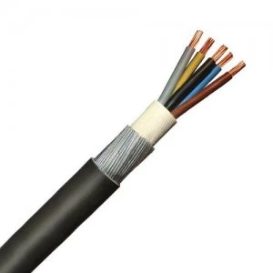 Image of Zexum 2.5mm 5 Core 6945X SWA Outdoor Mains Power Cable - 1 Meter