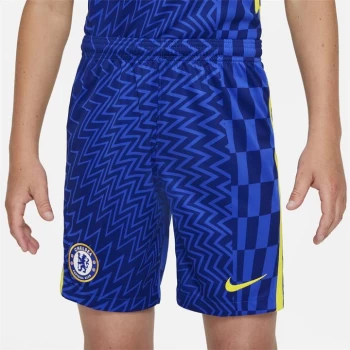 Nike Chelsea Home Shorts 2021 2022 Junior - Blue