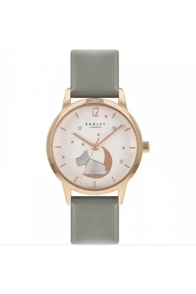 image of Radley Plated Stainless Steel Fashion Analogue Quartz Watch - Ry21312 White