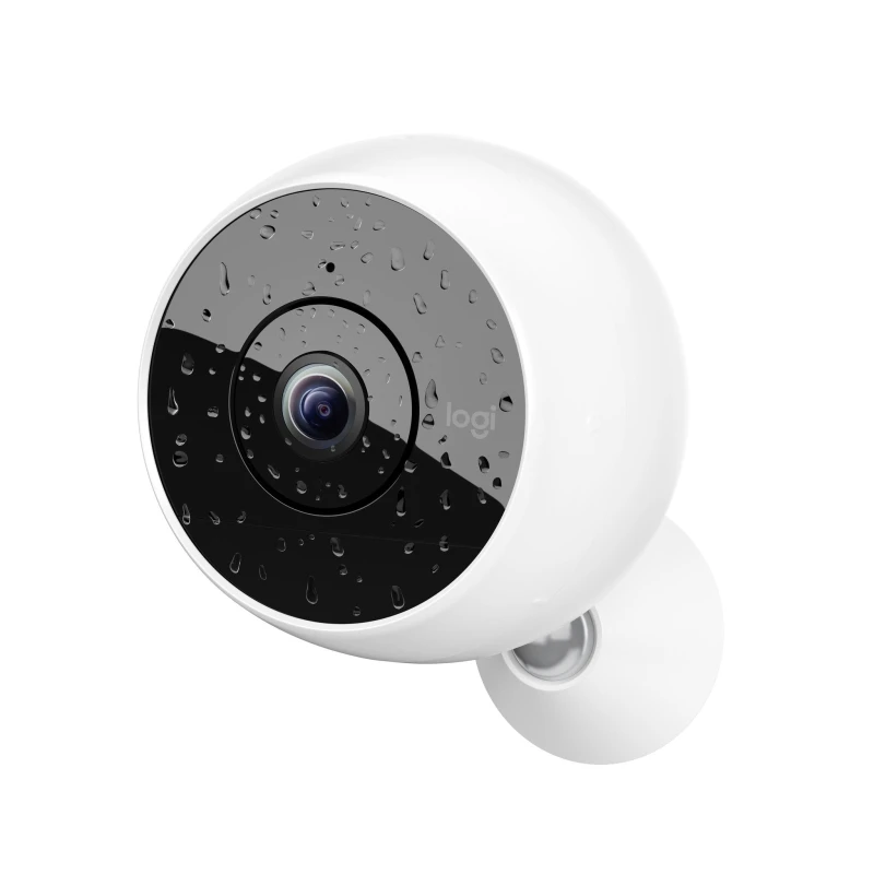 Image of Logitech Logitech Circle 2 Indoor/outdoor security camera, 100% wire-free Dome IP security camera Indoor & outdoor 1920 x 1080 pixels Ceiling/Wall/Des